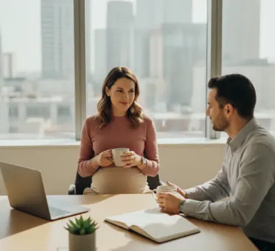 How do I professionally say I'm pregnant